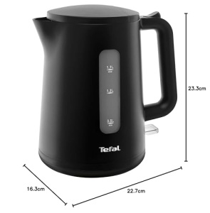 Ceainic Tefal KO2008 Principio Select | 2400 wati | Rezervor de apa de 1,7 litri | Comutator automat pornit/oprit | Filtru anticalcar | negru mat - Img 8