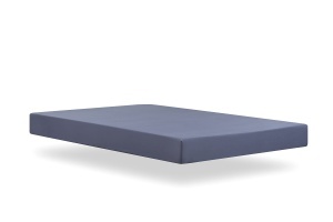 Cearceaf cu elastic din microfibra, Aceo, extra moale, 120 x 190200 cm, Albastru Gri - Img 2