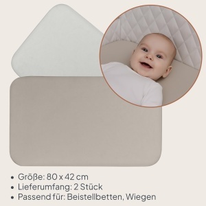 Cearsaf din Bambus Lionelo 80x42 cm, Set 2 buc, Atmosprafic si Langa - Img 2