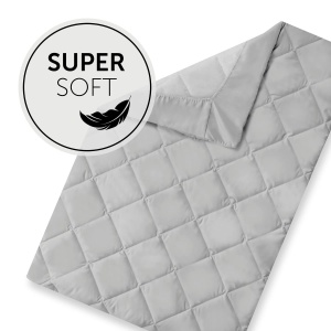 Cearsaf pentru patuturi hauck Bed Me 80x50 cm, gri, cu elastic, lavabil la 40C - Img 3
