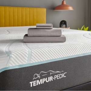Cearsaf Tempur ProAir, Cool Grey, Kingsize, Material Tencel - Img 2