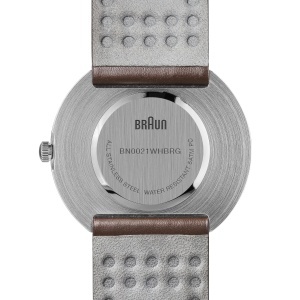 Ceas barbatesc Braun BN0021WHBRG, cadran alb, bratara din piele maro, 38mm - Img 6