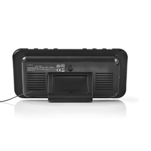 Ceas digital NEDIS cu proiectie, 2 alarme, negru - Img 4