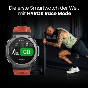 Ceas inteligent Amazfit T-Rex 3, Display AMOLED 48mm, GPS Dual Band, 27 zile autonomie - Img 2