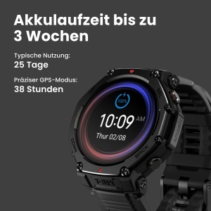 Ceas inteligent Amazfit T-Rex 3 Pro 48mm AMOLED, GPS Dualband, 180 Sportmodi - Img 6