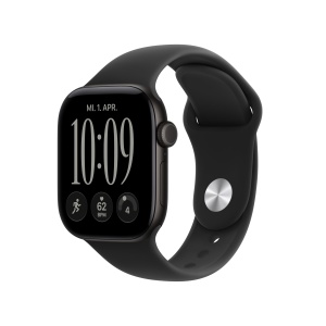 Ceas inteligent Apple Watch Series 12 GPS, 42 mm, aluminiu negru
