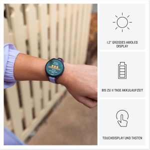 Ceas inteligent Garmin Forerunner 165 Music, 43mm, AMOLED, 11 zile autonomie - Img 3