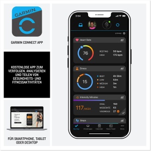 Ceas inteligent Garmin Lily 2, 2.54cm, 5 zile autonomie, culoare crem si aurie - Img 5