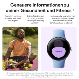 Ceas inteligent Google Pixel Watch 2, negru mat, cu senzor de ritm cardiac si LTE - Img 5