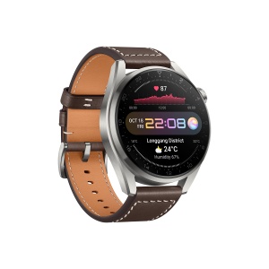 Ceas inteligent Huawei Watch 3 Pro cu bratara din piele, fitness tracker - Img 3