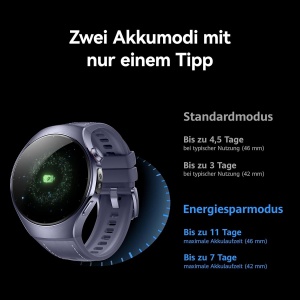 Ceas inteligent HUAWEI Watch 5, 46mm, Saphir, GPS, 5ATM - Img 7