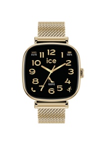 Ceas inteligent ICE-WATCH Ice Smart 2.0 Gold Milanese, 1,7 inch, bratara din otel inoxidabil