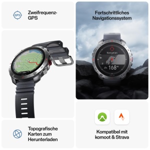 Ceas inteligent Polar Grit X2 Pro, GPS, Saphir, AMOLED, Rezistent - Img 2