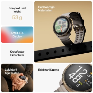Ceas inteligent Polar Vantage M3, AMOLED, GPS, 50m rezistent la apa - Img 2