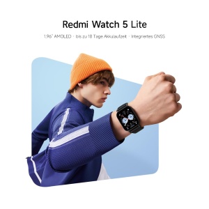 Ceas inteligent Redmi Watch 5 Lite, 1.96 AMOLED, 18 zile autonomie, aurie - Img 3