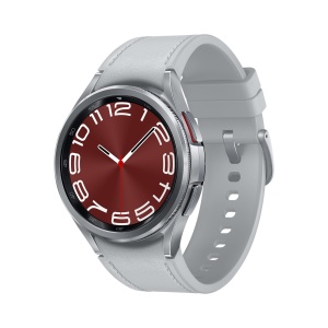 Ceas inteligent Samsung Galaxy Watch6 Classic, 43 mm, argintiu, fitness tracker