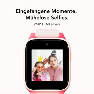 Ceas inteligent TCL MOVETIME MT46 pentru copii, GPS, camera 2MP, 4G - Img 5
