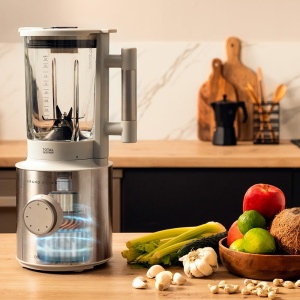 Cecotec Stand Mixer Grand Katana 2700MAX Total Destroy W. Putere maxima 2700W, tehnologie contra-rotativa, cutit cu 8 lame cu acoperire din titan negru, ulcior termorezistent 1.8L - Img 2