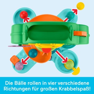 Centru de Joaca Fisher-Price Dschungelbaum cu Muzica, 6 Bile, Interactiv - Img 5