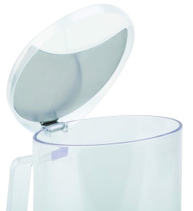 Cerealienkaraffe APS 10778, 1.5 Litri, Transparent, cu Capac din Otel Inoxidabil - Img 2