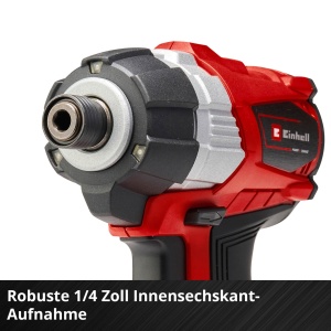 Cheie de impact cu acumulator Einhell Professional TP-CI 18 Li BL-Solo Power X-Change (18 V, 180 Nm, fara perii, montare cu soclu hexagonal, control al vitezei, lumina LED, fara baterie) - Img 9