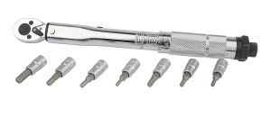 Cheie dinamometrica Bruder Mannesmann M18314 14 inch 5-25 Nm 7 biti inclusi - Img 2