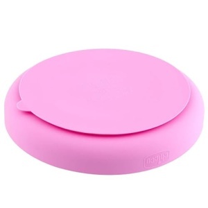 Chicco Babyteller 12 luni silicon alimentar roz cu ventuza si sectiuni separate - Img 3