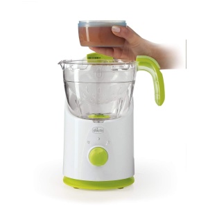 Chicco Easy Meal Meal Cooker, aparat multifunctional de mancare pentru bebelusi pentru intarcare, blender si incalzitor de alimente, cu aburi si razatoare expres, amestecare, tocare, reincalzire si dezghetare - Img 9