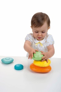 Chicco Stone Balance Joc de Stivuire 5 Elemente Plastic Reciclat - Img 2