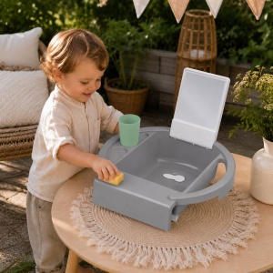 Chiuveta pentru copii Rotho Babydesign Kiddy Wash cu oglinda, inclusiv pahar - Img 6