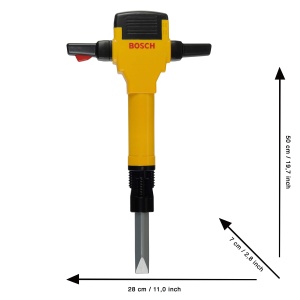 Ciocan pneumatic pentru copii Theo Klein 8405, cu sunet si lumini, 28 cm - Img 4