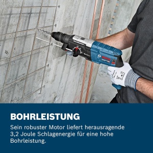 Ciocan rotopercutor Bosch GBH 2-28 F, 3,2 Joule, 2 kg, cu accesorii - Img 4