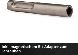 Ciocan rotopercutor cu acumulator Einhell TE-HD 18/12 Li-Solo Power X-Change (litiu-ion, 18 V, 1,3 J, capacitate de gaurire in beton 12 mm, montura SDS-plus, lumina LED, fara baterie si incarcator) - Img 6