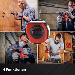 Ciocan Rotopercutor Einhell HEROCCO 1820 SDS-plus Motor Brushless 22 J - Img 7