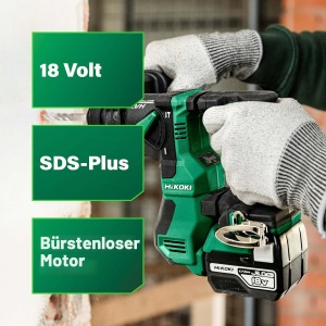 Ciocan rotopercutor HiKOKI DH18DPA, 18V, 1,3 J, SDS-Plus - Img 2