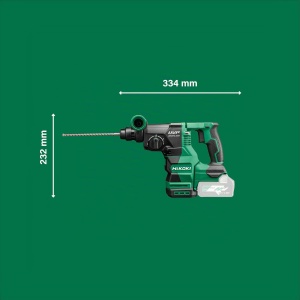 Ciocan rotopercutor HiKOKI DH3628DAWEZ, 36V, 2.5Ah, Brushless - Img 4