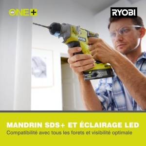 Ciocan rotopercutor Ryobi 18V ONE R18SDS-125S 25Ah LED 13J - Img 6