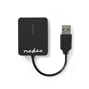 Cititor de carduri NEDIS All-in-One USB 2.0 Negru, Compact, Compatibil cu Multe Tipuri de Carduri