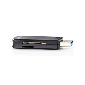 Cititor de carduri NEDIS USB 3.0, compatibil microSD, SD, negru, transfer rapid 5 Gbps - Img 4