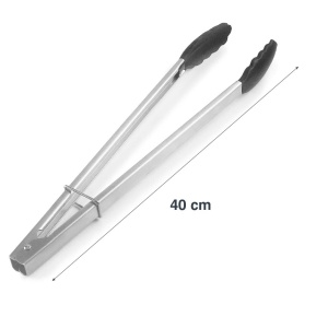 Cleste de Bucatarie Lacor 63939 din Otel Inoxidabil si Silicon, 40 cm, Negru - Img 2