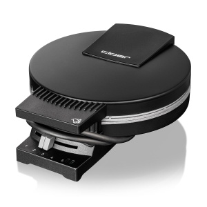 Cloer 180 Fier de vafe pentru o vafa cu inima, 930 W, dimensiune vafe 16 cm, placi grele de copt, semnal optic si acustic, metal, negru - Img 5