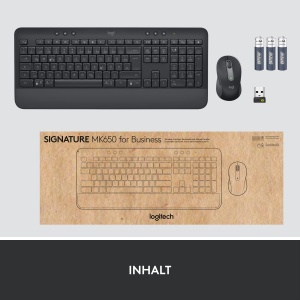 Combo Tastatura si Maus Logitech Signature MK650, Wireless, Negru - Img 11