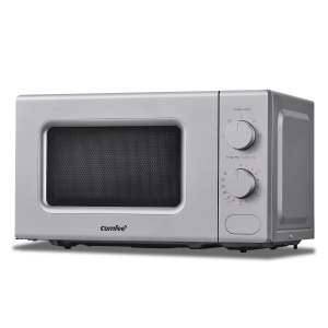 COMFEE Gri cuptor cu microunde 20 litri 700 W 5 niveluri de putere functie de dezghetare rapida temporizator manual design compact - CM-M202CC GR - Img 1