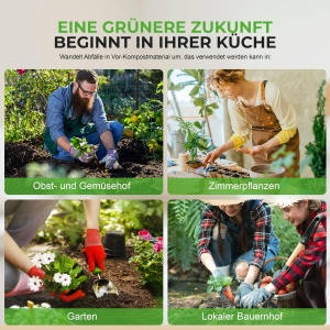 Composter Electric Nutrichef 3L, Design Compact, Filtru Antioxidant - Img 7