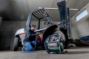 Compresor cu acumulator Metabo Power 160-5 LTX BL OF, 18V, 18L, Motor fara perii - Img 3