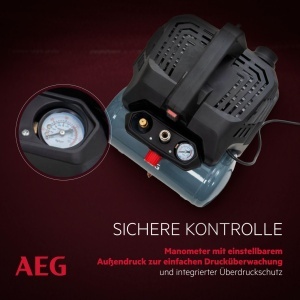 Compresor de aer AEG KL6, 6 L, 1,5 CP, 56 dB - Img 6