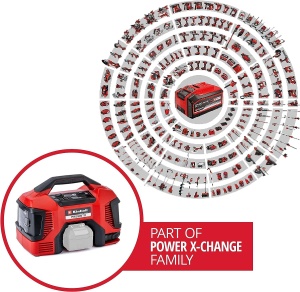 Compresor hibrid Einhell Pressito, 18V, 11 bar, set 3 adaptoare incluse - Img 2
