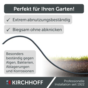 Conducta pentru irigatii Kirchhoff 32 mm x 25 m, HDPE, rezistenta la coroziune - Img 2