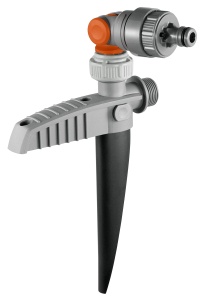 Conector cu apa Gardena Hahnstuck 8254 cu sistem de oprire a apei, gri - Img 3