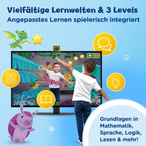 Consola de jocuri VTech LeapMOVE pentru copii 4-12 ani, 30 jocuri interactive - Img 3